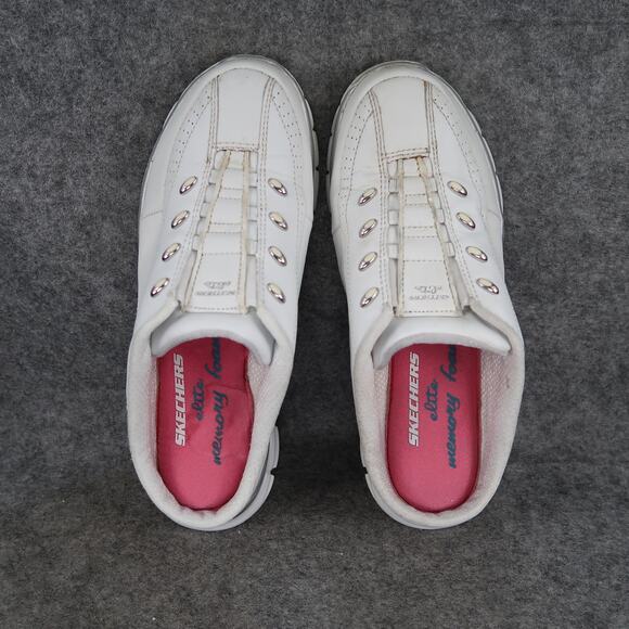 Skechers Shoes Womens 7 Slip On Sneaker Elite Mule Clog Comfort Walking Leather - Picture 7 of 13